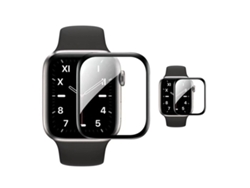GIFT4ME - Kit de 2 protectores de gel con bordes para Apple Watch Series 3 (38 mm), transparente