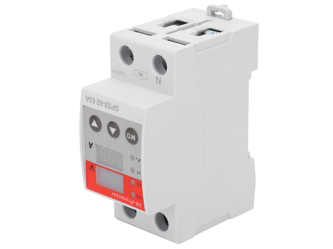 2026dz-protector De Voltaje Y Corriente Auto-resetable Con Display Digital Gps802d Control De Equipo Eléctrico