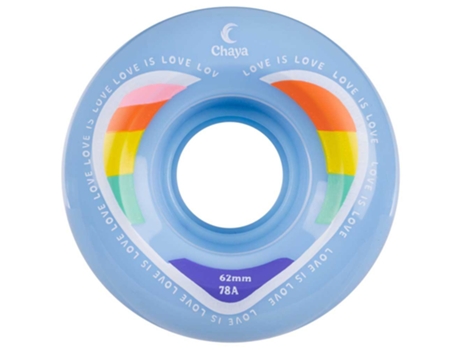 Rodas de Patins Love Is Love 78A Transparente 62 X 38 Mmchaya