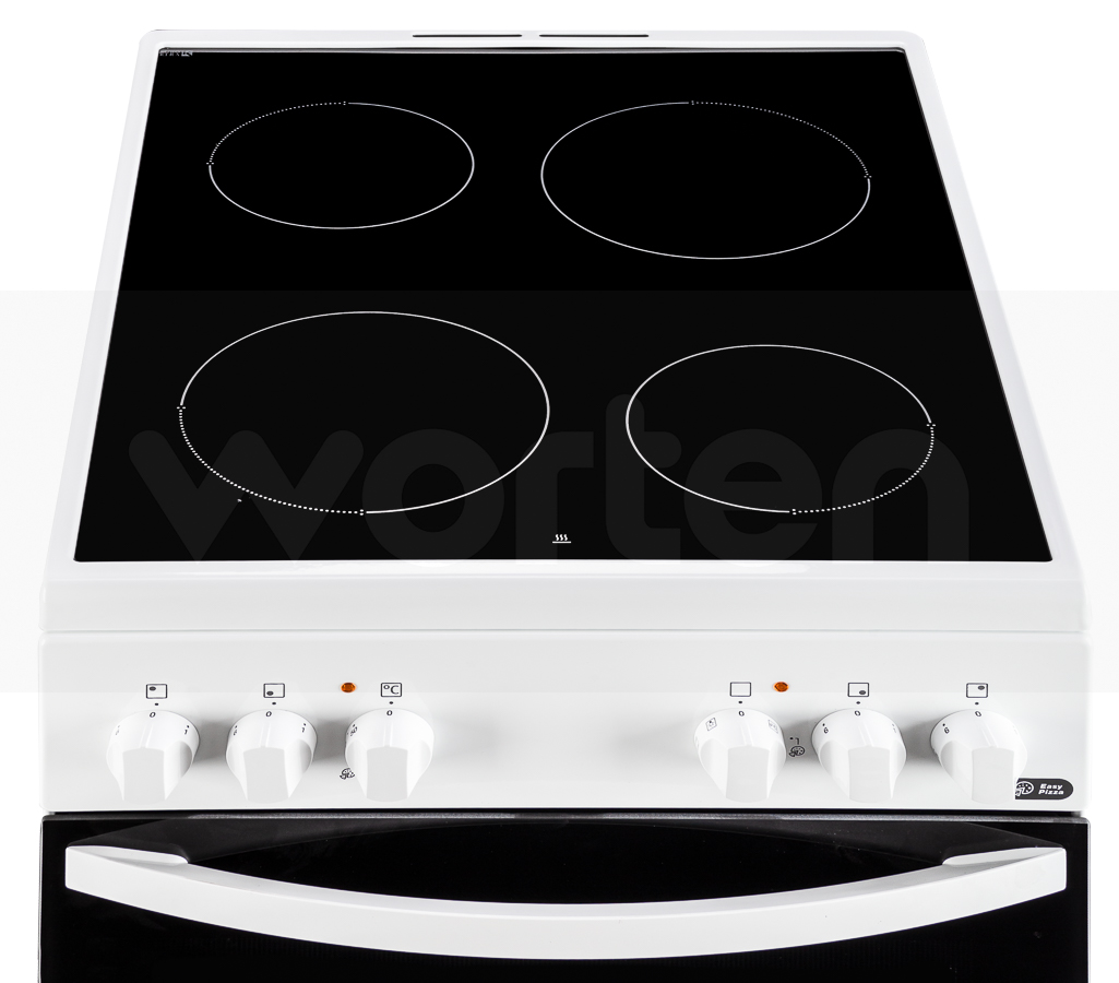Cocina ZANUSSI ZCV540G1WA (56 L - Eléctrico de Vitrocerámica - Blanco)