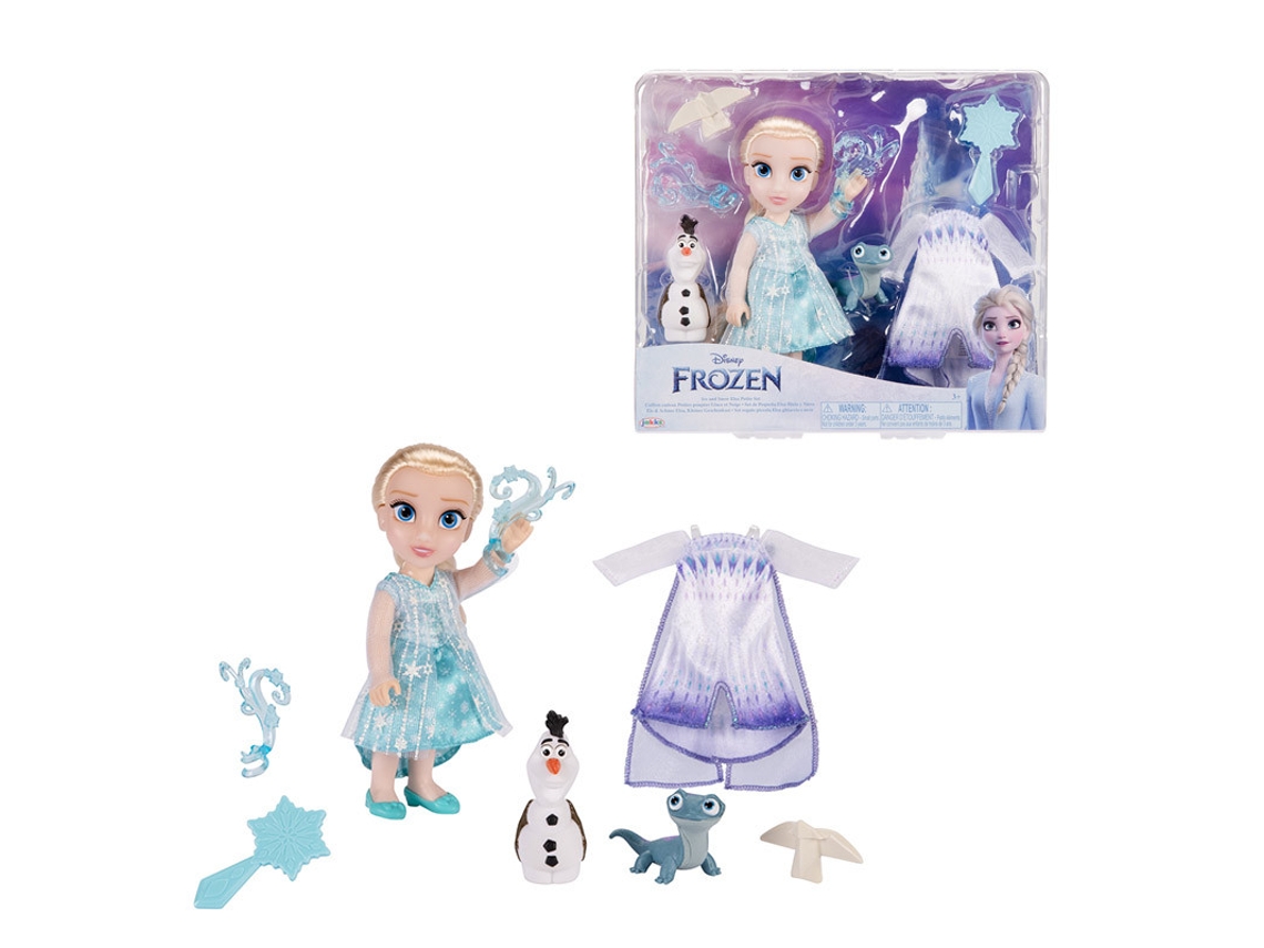 Muñeca Princesa Elsa 15cm Frozen Princess Set de Regalo