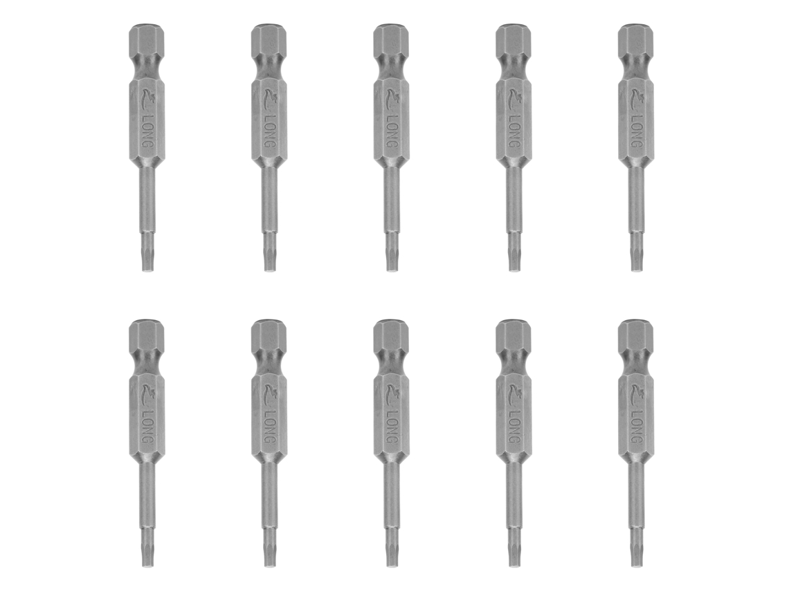 10 Puntas De Destornillador Eléctrico, Hexagonales Magnéticas, De Acero Endurecido, 2 Mm (piezas De Repuesto)