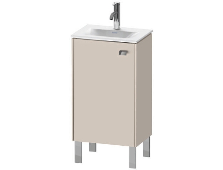 Mueble DURAVIT Brioso bajo lavabo vertical 44,0 x 31,0 cm 1 puerta abatible a la izquierda 1 estante de cristal para lavabo Viu 073345