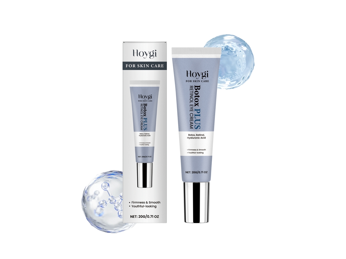 Crema para el contorno de ojos con retinol para reducir arrugas y líneas de expresión.