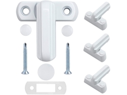 Cerradura De Ventana De Aleación De Zinc 4 Piezas Blanca Para Seguridad Hogar Upvc/pvc Puertas Ventanas