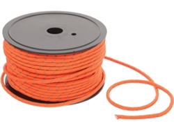 Cuerda reflectante de 5 mm x 50 m, fabricada en nailon y poliéster, para uso en exteriores.