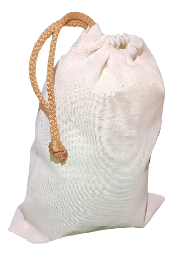 Pacote Com 80 Sacos De Tecido De Algodão, 15x20 Cmvayotoy