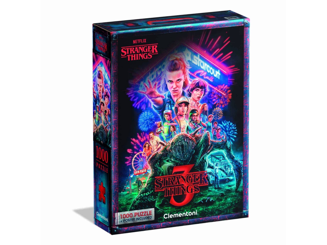 Puzzle Stranger Things S3 1000 piezas Clementoni