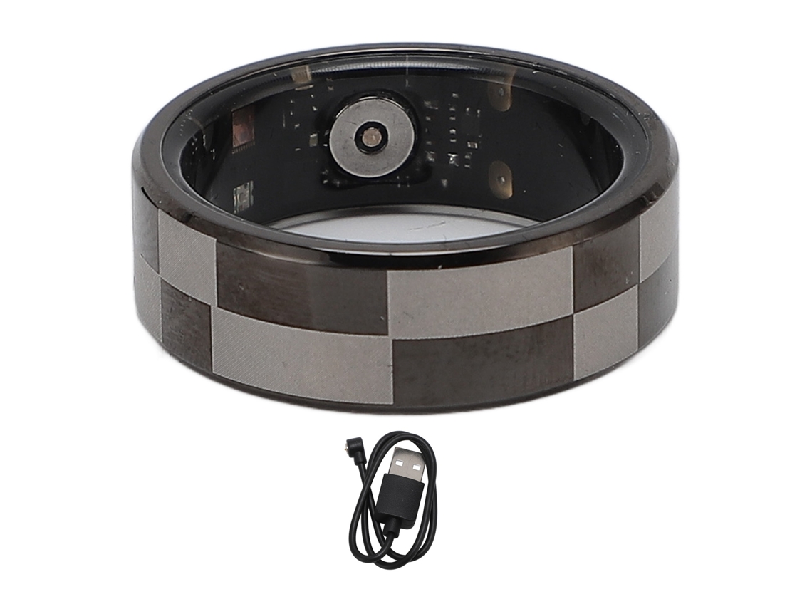 Anillo Inteligente 5atm Resistente Al Agua, Ligero, Control Por Gestos, Contador De Pasos, Anillo Fitness 8