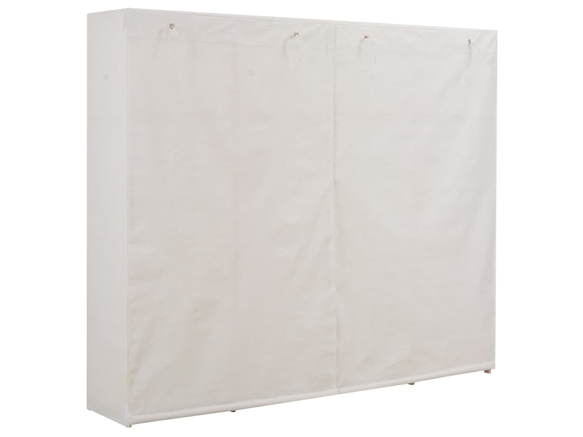 Maison Exclusive - Armario De Tela Blanco 200x40x170 Cm