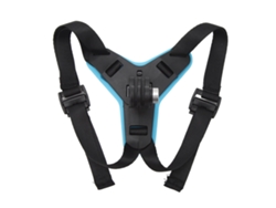 Soporte Para Barbilla De Casco Antideslizante Para Moto, Holder Para Cámara Dji Osmo Action 3 2 Y Teléfonos Móviles Azul
