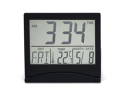 Reloj de viaje simple y creativo, plegable, con fecha y pantalla de temperatura Kofihety