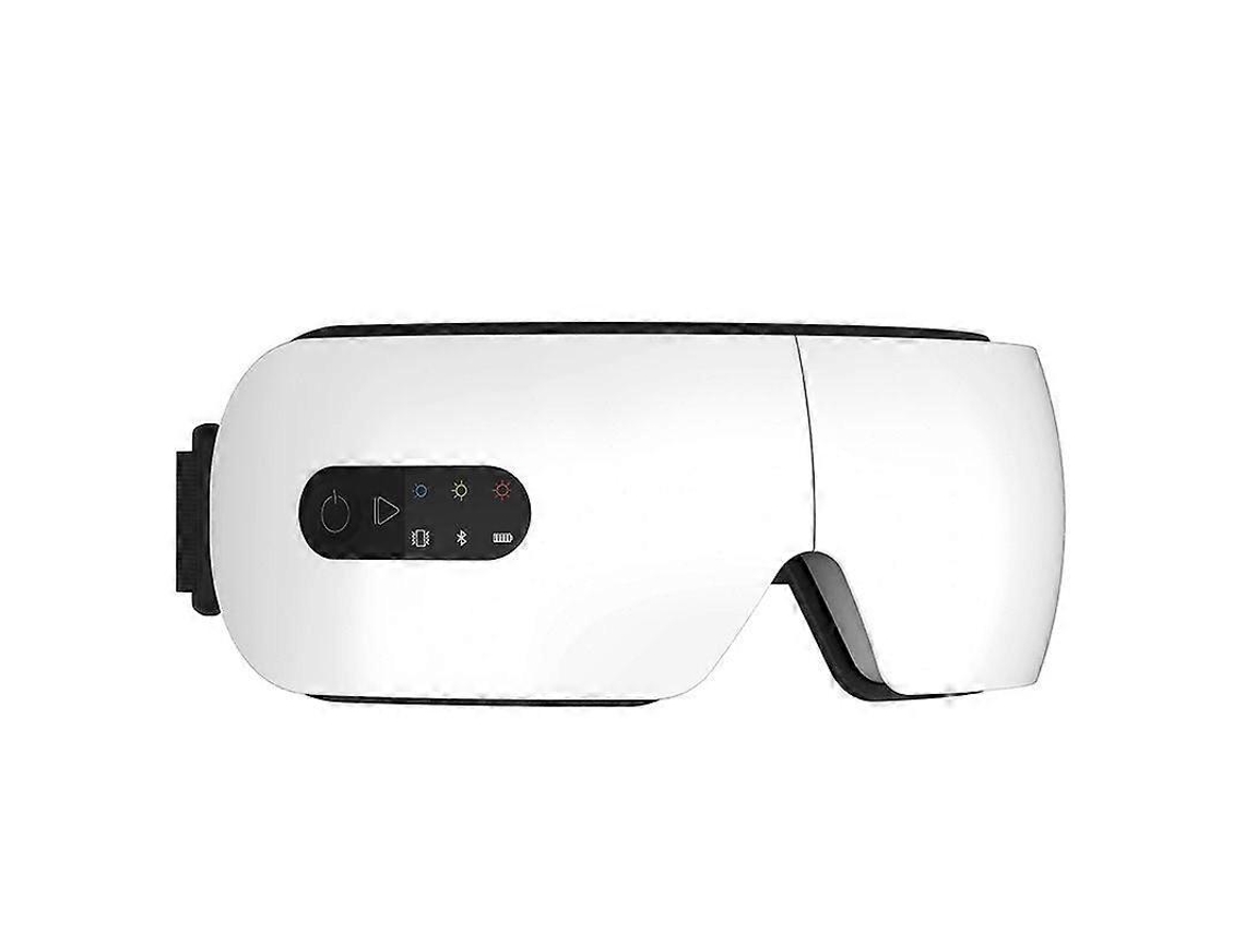 Masajeador de ojos con compresas calientes y Bluetooth, música, protección ocular y alivio de la fatiga.
