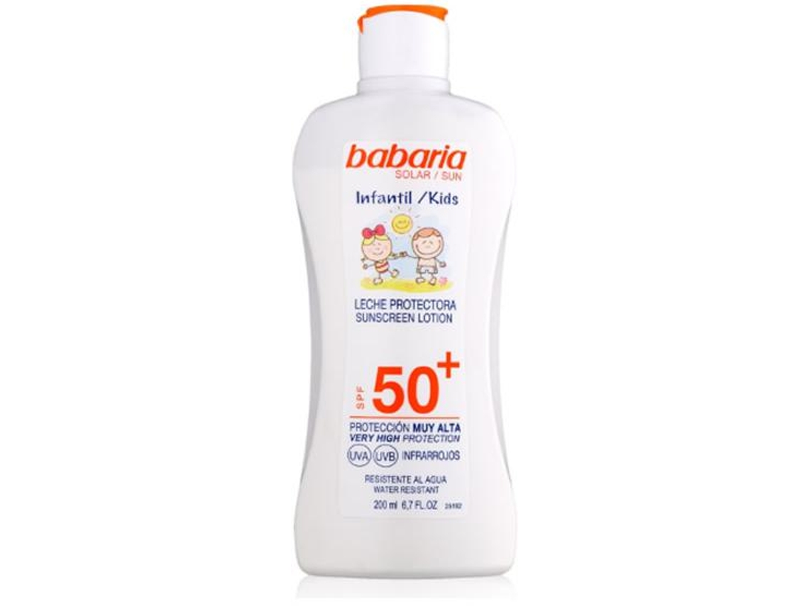 Leche Solar BABARIA Sun SPF 50 (200 ml)