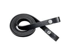 Correa De Cuero Auténtico Handmade Para Binoculares Y Cámaras Dc, Hombro/cuello, Negro Negro
