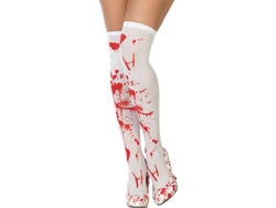 Medias DISFRAZZES Blancas Con Sangre (Talla Universal )