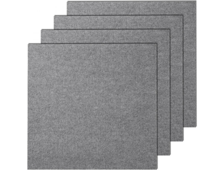 VEVOR 9 piezas de alfombra autoadhesiva para suelo, 24 x 24 pulgadas, color gris claro