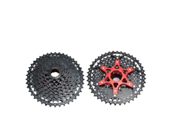 Rueda libre para bicicleta de montaña, ultraligera, 1 pieza, 9 velocidades, 42 dientes, color negro, OEM