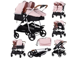 Cochecito doble inteligente Chipolino Marshmallow Duo