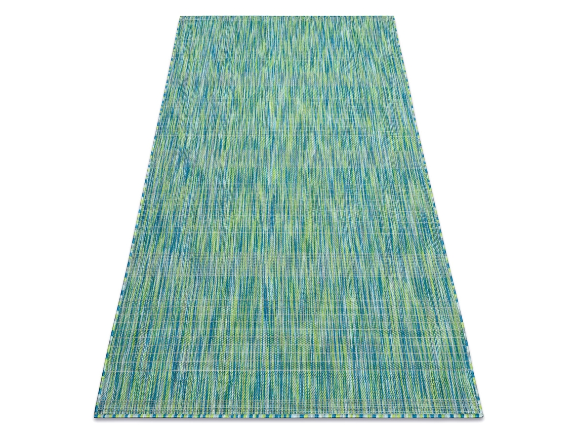 Moderno Fisy Alfombra Sisal 20777 Rayas, Mezcla Azul (80 x 150 cm)