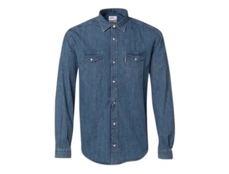 Sudadera con Capucha de Hombre SUPERDRY Azul (2XL)