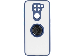 Capa E Soporte Xiaomi Redmi Note 9 Anel Metalico Função Suporte Azul
