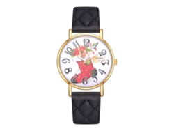 Reloj De Pulsera Vansvar Para Mujer Con Números Romanos, Piel Sintética, Cuarzo, Oro Rosa.
