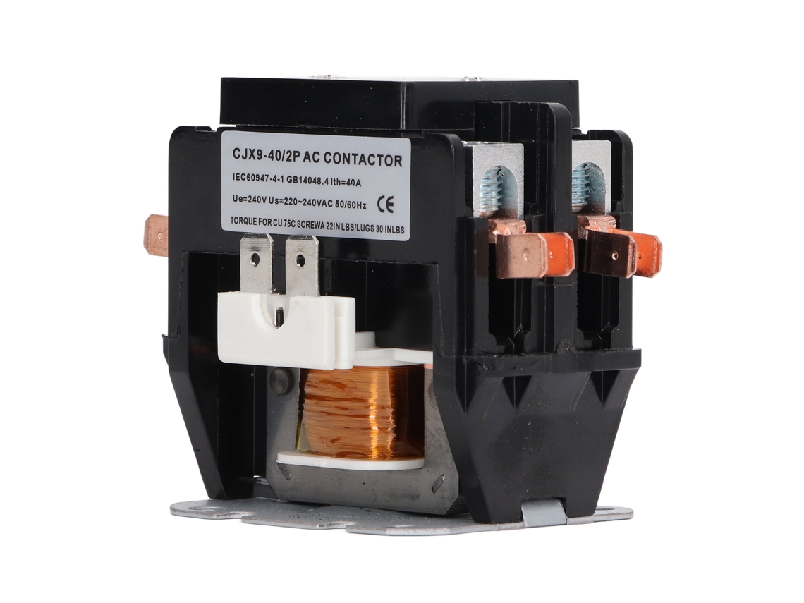 Contactor De Ca Para Aire Acondicionado 40a 2p 240v Con Aleación De Plata Para Reemplazo, Control De Distribución De Energía