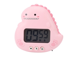 Cronómetro Infantil Con Forma De Dinosaurio Adorable, Pantalla Lcd Grande, Alarma Potente, Magnético, Ideal Para La Cocina, El Estudio O El Hogar.