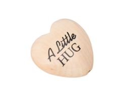 Decoración de corazón de madera, un pequeño abrazo en tu bolsillo