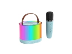Altavoz De Karaoke Portã¡til Mdug Con Micrã³fono Con Luz Led Y Efectos De Cambio De Voz