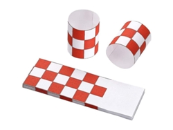 Anillos para servilletas de papel marrón de 4,25 x 1,5 pulgadas, caja de 2500 unidades, autoadhesivos, ideales para restaurantes y eventos.