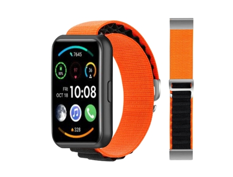 Correa Loop Alpine para Huawei Watch Fit 2 Naranja y Negro