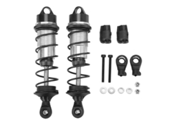 Ymsl 2 Piezas Amortiguador De Choque De Coche Rc De Aleación De Aluminio Para Arrma 1/7 1/8 Frontal Alto Elasticidad Negro Hxl
