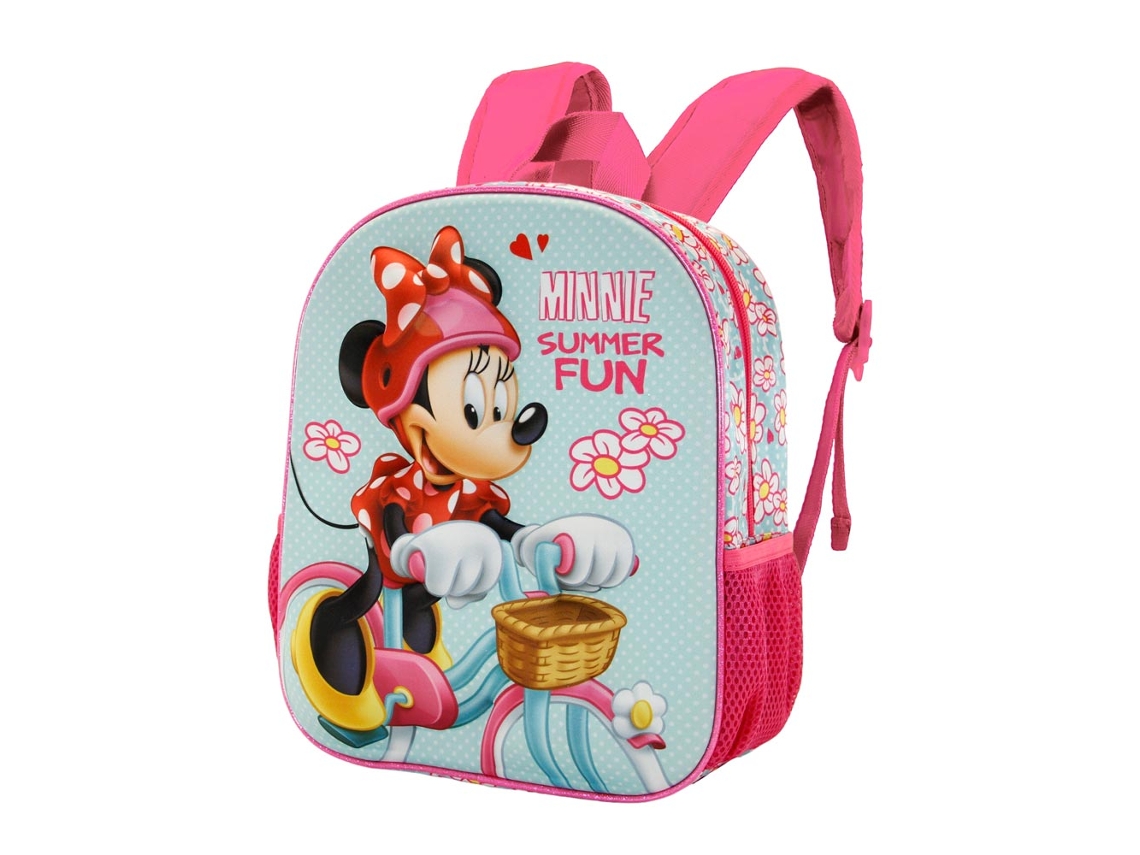 Mochila minnie 3d bike 31 cm