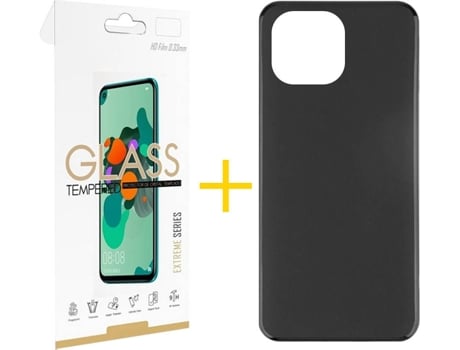 Kit Funda + Protector de Pantalla Apple iPhone 13 Pro Max SKYHE Liso 1 Negro