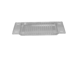 Bandeja de bañera retráctil universal impermeable, soporte para bañera, toallero, accesorio de baño de lujo, transparente