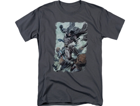 Camiseta de Hombre SUPERHEROMARVEL Scare Tactics Batman Dc Algodón (XL)