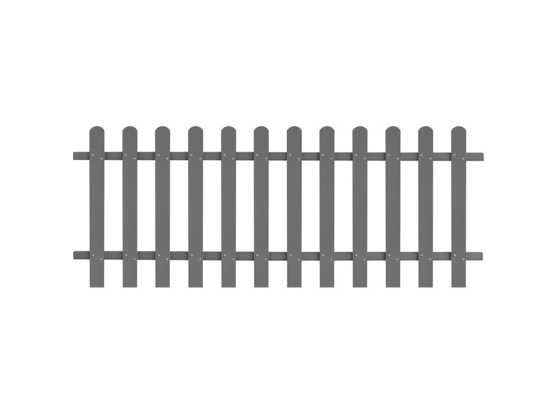 Valla de estacas WPC 200x80 cm DKD HOME DECOR