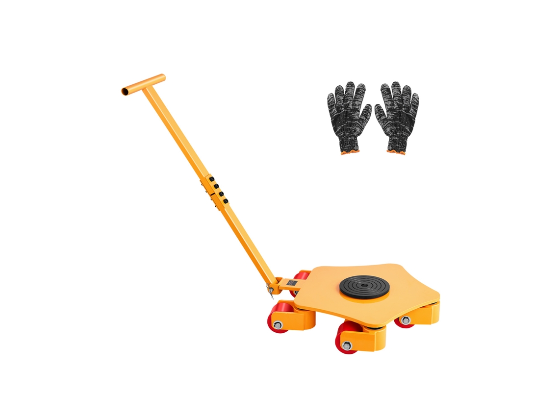 Patín Para Máquinas Succebuy De 8800 Lb, Patín Para Mover Maquinaria Con Manija Y Rotación De 360°