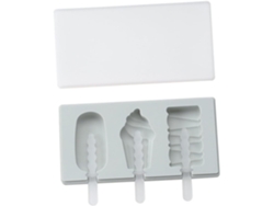 Juego de 2 moldes de silicona para paletas, helados y chocolate - Ideal para hacer paletas, helados y chocolates - Vayotoy