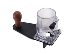 Base Protectora De Aleación De Aluminio Transparente Para Fresadora De Carpintería.