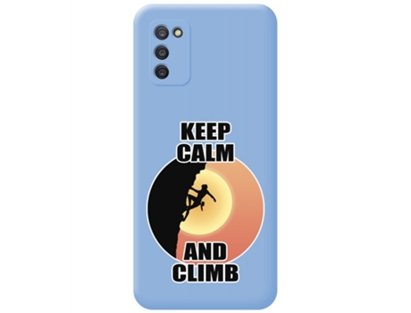 Carcasa Samsung Galaxy A03s TUMUNDOSMARTPHONE Silicona Líquida Dibujos Azul
