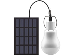 Bombilla Led Solar Portátil Cargador Usb Lámpara Linterna Foco Interior Exterior Jardín Camping Lectura