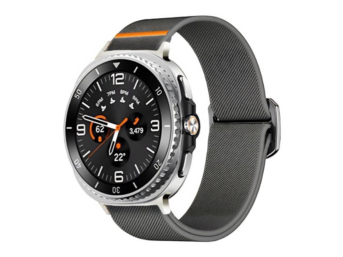 Correa para Samsung Galaxy Watch 8/8 Classic - Nylon elástico con cierre de paracaídas ajustable