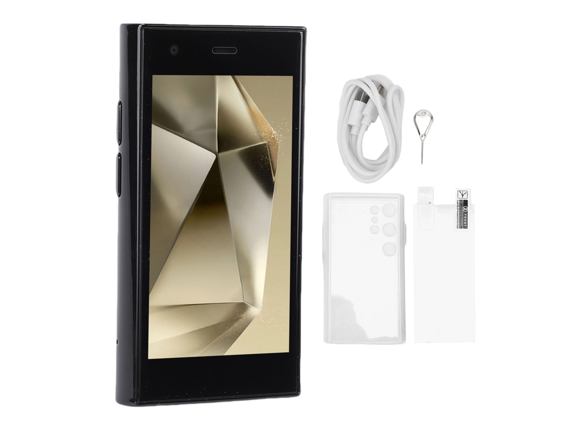 Teléfono Móvil Compacto S25 Con Desbloqueo Facial, Pantalla De 3,5 Pulgadas, Android 10.0, 4 Gb De Ram, 64 Gb De Almacenamiento, Doble Sim, Cámaras De 5 Mp Y 8 Mp, Batería De 2000 Mah.
