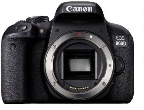 Kit Máquina Fotográfica CANON EOS 800D + 18-55 IS STM + 55-250 IS STM + SanDisk 32 GB + Bolsa