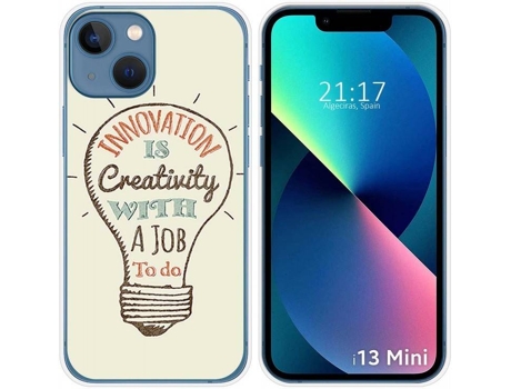 Carcasa iPhone 13 Mini (5.4) TUMUNDOSMARTPHONE Creativity Dibujos Multicolor