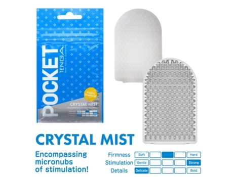Estimulador Cambiador de Bolsillo Tenga Crystal Mist