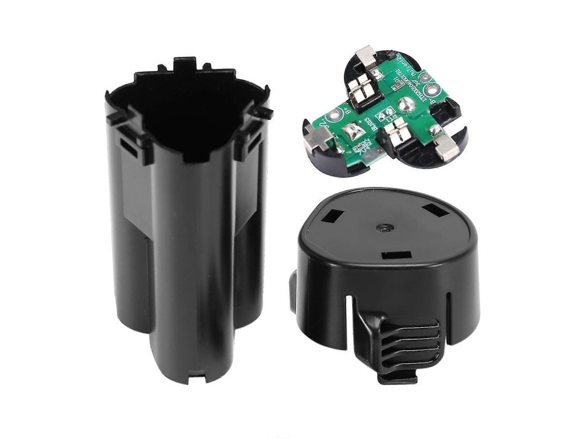 Cubierta De Plástico Para Batería De Iones De Litio Makita De 12 V Y 10,8 V Bl1013, Color Negro, Sin Celdas, Con Placa De Circuito.
